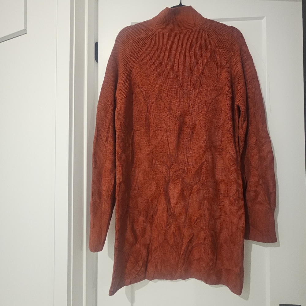 LULULEMON Merino Wool-Blend Knit Dress Cayenne 2022 Size 8 - Picture 6 of 7